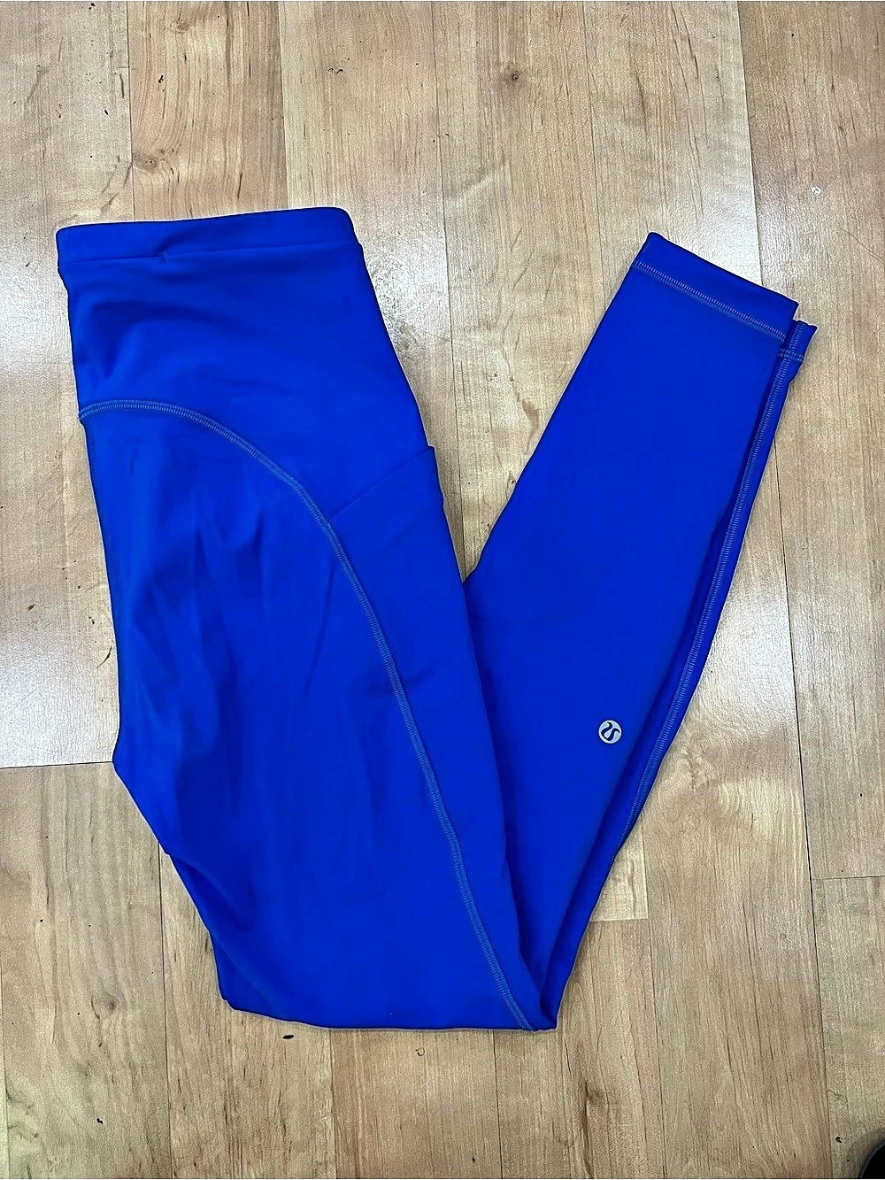 Lululemon Fast and Free High-Rise Tight Blue Leggings